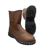 Cow Leather Top Safe Red Wing Pecos 8241 Heavy Duty Anti Static Nail Proof Highcut Safety Boot Kasut Keselamatan