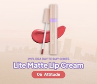 IMPLORA Day to Day Lite Matte Lip Cream | Crack-Free Lip Cream Matte Waterproof by COSME MURAH
