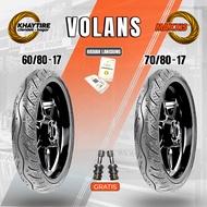 A Pair of MAXXIS VOLANS 60/80 & 70/80 Motorcycle Tires 17 TubelessRing