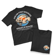 Oscar FISH KEEPERS Tshirt cotton combed 30s t-shirt PECINTA DECORATIVE FISH shirt