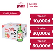 [CHÍNH HÃNG] Soju Hàn Quốc JINRO VỊ BƯỞI 360ml - Thùng 20 chai