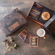 【母親節禮盒】金銀島濾掛式咖啡禮盒 亞光白陶瓷杯(15入/15種口)