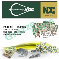 NDC Japan Con Rod Bearing CB-3880A for Hyundai Accent 1.5 Getz 1.3 Matrix 1.6 G4EK Alpha