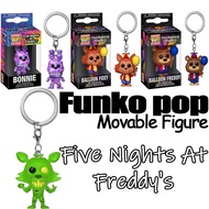 Keychain Five Nights At Freddy's Funko POP FNAF Freddy Bonnie Foxy Doll Pendant Figurines Toy Key Ri
