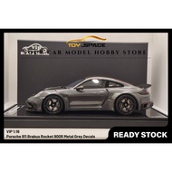 [VIP] 1:18 Porsche 911 Brabus Rocket 900R Metal Grey Decals [Limited 66 pcs]