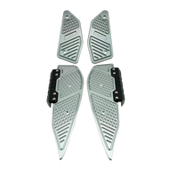 แผ่นรองพื้น พักเท้าคนขับ อลูมิเนียม CNC GTRS Xmax 300 / New Xmax 300 2023