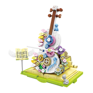 หน่วยการสร้างไวโอลิน ชุดตัวต่อ ของเล่นตัวต่อ ชุดของเล่น ของเล่นเด็กผู้หญิง ของขวัญวันเกิด Building B