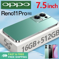 【รับประกัน1ปี】2024ใหม่ของแท้ OPP0 Reno11 Pro 5G 7.5นิ้ว โทรศัพท์มือถือ รองรับ2ซิม Smartphone 4G/5G โทรศัพท์สมา แรม16GB รอม768GB โทรศัพท์ถูกๆ Android12.0 มือถือ Mobile phone ส่งฟรี มือถือราคาถูกๆ โทรศัพท์สำห รับเล่นเกม โทรสับราคาถูก Reno11 5Gโทรศัพท์ ถูกๆ