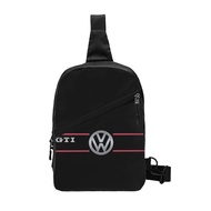 LOGO customize Volkswagen Vw Golf Gti Men's chest bag with adjustable shoulder PJ