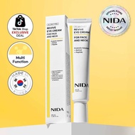 NIDA Revive Eye Cream For Face And Neck (40mL) / Probiotic Solution, Retinal, Peptide / Wrinkles, Fi