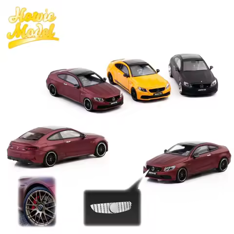 Howie Model 1/64 Benz-Mercedes AMG C63s Coupe Diecast Model Gift