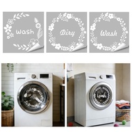 CUS-Static Sticker Transparent with Garland Flower Printed Static Cling Label Glue-Free Decal for Wa