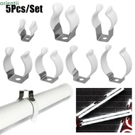 ORIENMY 5Pcs Lamp Tube Clip, With Rubber Protection Base Tool Spring Terry Clip,  Clamp Holders Fixi