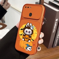YBD Leather Phone Case For OPPO A5S A12 A12S A7 2018 F9 Pro A3S A12E Realme C1 C2 Fashion Halloween 
