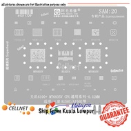 [Cellnet] Amaoe SAM 20 Reballing Stencil for Samsung A156 77298 MT6197W MT6377W MT6631N MT6835V BGA2