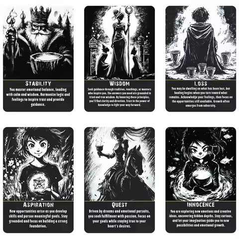 12X8cm Lythra Tarot Card Game
