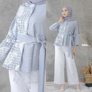 Terlaris Blus Batik Modern Atasan Batik Wanita Muslim Baju Kondangan