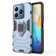Case Realme C63 C61 Armor Shockproof Casing Realme C61 C63 Magnetic Ring Stand Holder Hard Back Phon