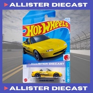 Hot Wheels 91 Mazda MX 5 Miata Yellow Hotwheels 91 Mazda MX5 Miata Yellow HW I Imports Hot Wheels JD