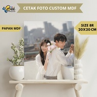 8R PHOTO PRINTING 20X20 CM + MDF FRAME, Custom Photo Printing, Photo Frame Printing