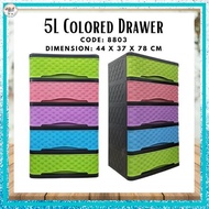 CYK COLORED DRAWER / 5 LAYER / 4 LAYER / 3 LAYER / CLOTHES ORGANIZER / PLASTIC DRAWER / LAGAYAN NG D