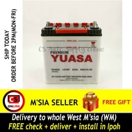 [CS ONLINE]  Yuasa NS40ZL NS40 Premium Battery Wet for Perodua Myvi, Viva, Alza, Axia and Honda City