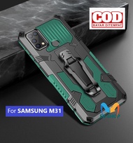 CASE HP SAMSUNG M31 CASING STANDING BACK KLIP HARD CASE HP ROBOT NEW COVER