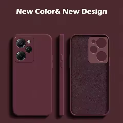 Full Protection Cover Liquid Silicone Phone Case For POCO X5 PRO 5G X4 GT F5 PRO F4 GT POCO X4GT F4G