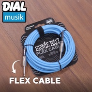 Ernie Ball Flex Cable Straight 20ft/6M - Instrument Cable Guitar Cable/ 6 Meters / 6418 / 6415 /6435