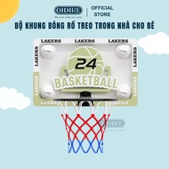 Indoor Hanging Basketball Frame Set for Children Mini Basketball Rack Size 24 Size 52x36cm Sports Tr