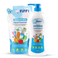 FiFFY Baby Liquid Cleanser Value Pack No Flavour (750ml + 600ml)