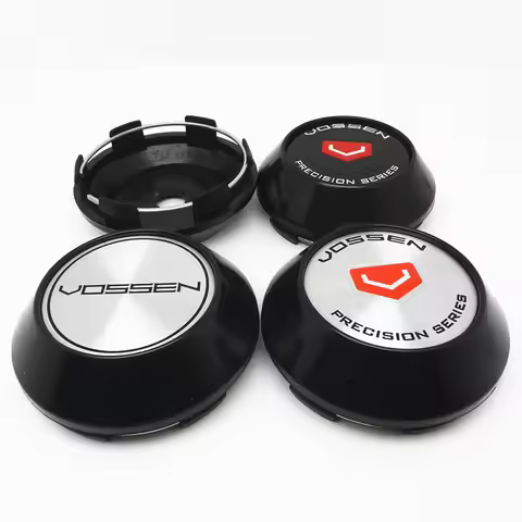 4pcs 68mm Wheel Center Caps Hub Cover for Vossen Precision Series Logo Emblem Badge Car Styling