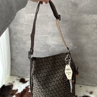 中古包 FENDI 芬迪 FF老花水桶包