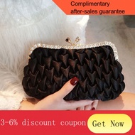 ！kanken kanken miniClutch Female Temperament2022New Satin Socialite Dinner Bag Rhinestone Bridal Clutch Bag Dress and Ch