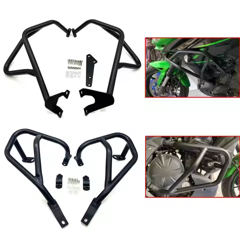 For Kawasaki Versys650 Versys 650 KLE KLE650 2015-2021 Motorcycle Engine Guard Crash Bar Frame Bumpe