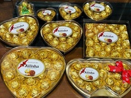 AILISHA or COCO CHOCOLATE COLLECTION Wafer Ball Heart / Rose / BoxT3 HEART / T4 ROSE / T8 HEART / T1