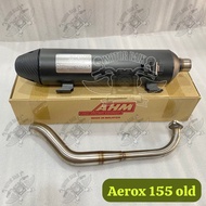 Ahm racing Exhaust made in malaysia 100% original aerox nvx 155 full system