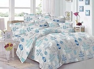 Trance Home Linen Zippered 100% Cotton 144 TC Duvet Cover Quilt Cover Blanket Cover Razai Comforter 