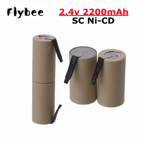 SC battery 1.2v*2 2.4v 2200mAh Sub C Ni-Cd rechargeable batteria with Tab power tool NiCd SUBC batte