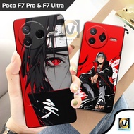 Case poco F7 Pro 5G & poco Latest Ultra 5GF7 2025 Itachi Motif | SoftCase hp poco F7 Pro 5G & poco U