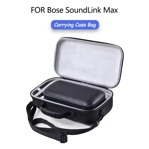for Bose SoundLink Max Portable Speaker Carrying Case Bag Large Waterproof Travel Case with Shoulder