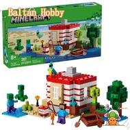 Baltan Toy HN3X Compatible with Minecraft 21275 The TNT Jungle House Building blocks EQ1