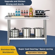 Kitchen Stainless Steel Operating Table Workbench 2/3 Layers Work Table Packaging Table