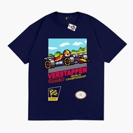 เสื้อยืดคอตตอนฤดูร้อน T Shirt Formula One F1 REDBULL MAX VERSTAPPEN เสื้อยืดลำลองฤดูร้อน เสื้อยืดคอต