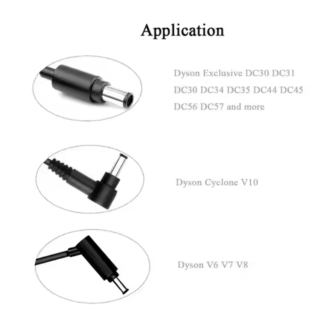 1 Piece EU Plug Power Charger Adapter for Dyson DC30 DC31 DC34 DC35 DC44 DC45 DC56 DC57 Vacuum Clean