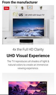 💯World Top famous👍renowned brand📺quality reliable💪TCL👍L49P2US🔍TV💝4K💖UHD🎁49inch LED🔍Smart Android🔍TV電視機💰實夠夠夠夠發$1999.98fixed price🔍with Lan plug available for online using👍VGA plug for using as computer monitor👍GooD💖GREAT👍💯💯💯