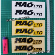 MAG LTD Helmet Sticker (set) Reflective Stickers #mag #ltd #helmets #helmet #magltd #copyori