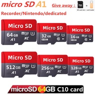 Memory Card SDXC Ultra A1 Class 10 Sd Card Micro SD TF Card 16GB/32GB/64GB/128GB/256GB FREE Card Reader