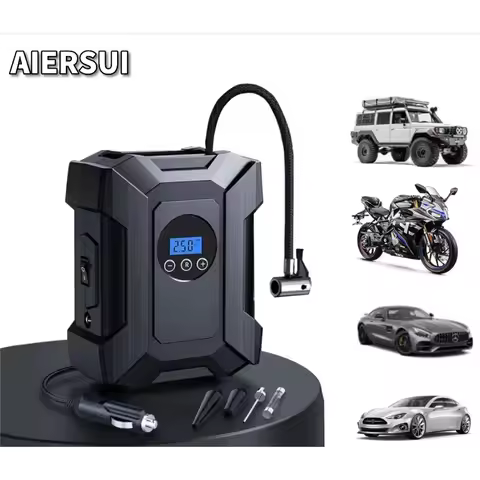 suitu Inflator Pump 12V Portable Car Air Compressor for Motorcycles Bicycle Boat Tyre Inflator Digit