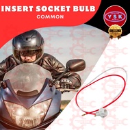 YSK Insert Socket Bulb / Park Light Socket – Common Peanut Bulb Type